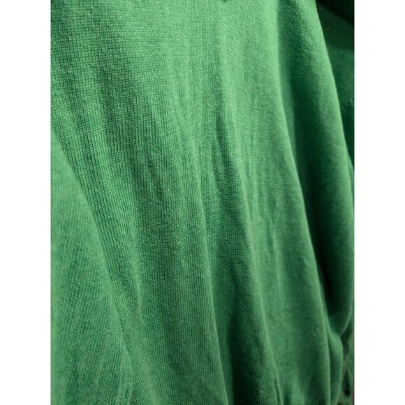 Alan Paine Sweater Mens EU 56 England V Neck Kelly Green Cotton Cashmere Prep - Picture 11 of 13